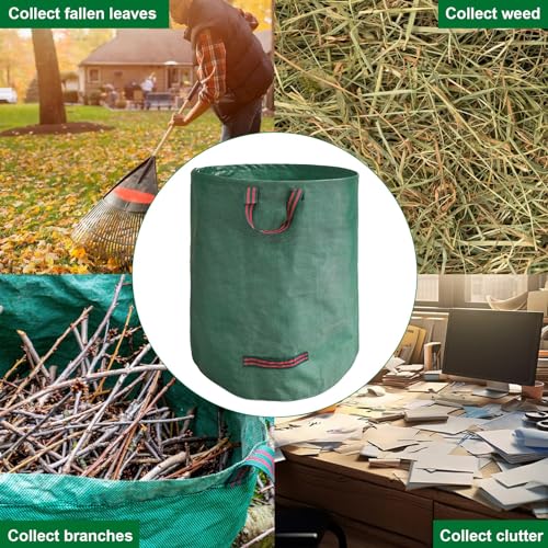 4x 272L Sacs Jardin déchets, autoportants, pliables, avec poignées – vue 6