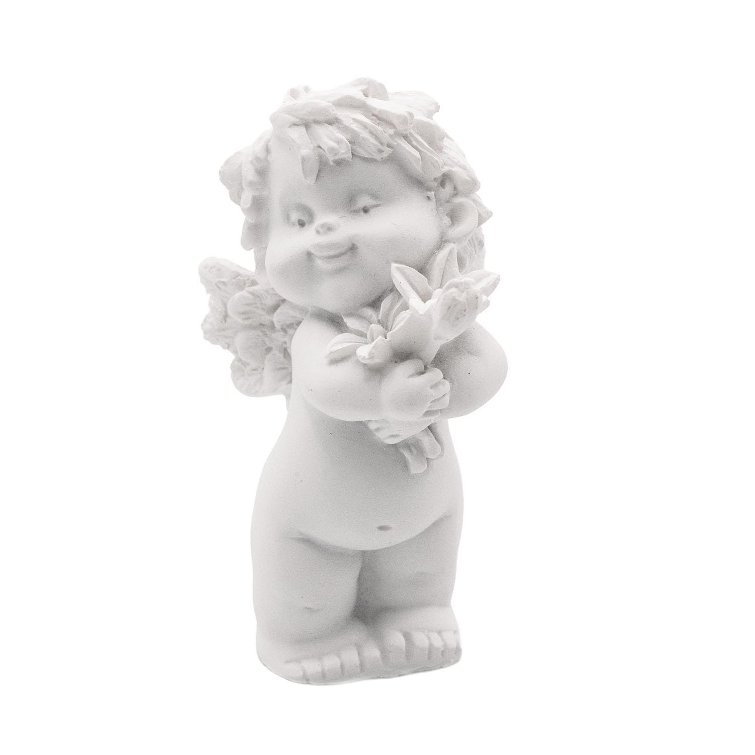 Logbuch-Verlag Zodiac Sign Virgo Igor Angel White Polystone 6-7 cm Table Decoration Birthday Horoscope Lucky Charm Guardian Angel Gift Idea