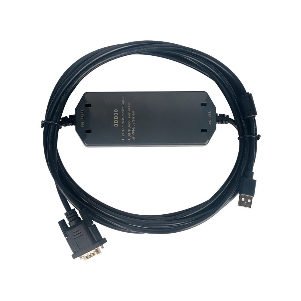 Câble USB PPI PLC S7-200 stable avec connecteurs plaqués or pour terminaux tactiles HMI TP177A