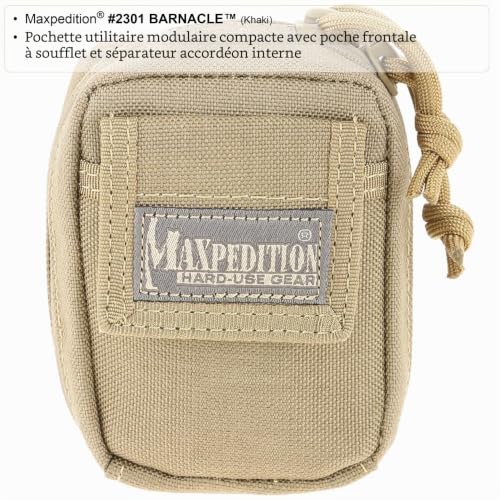 Maxpedition Barnacle Pouch etui ceinture nylon avec compartiments internes