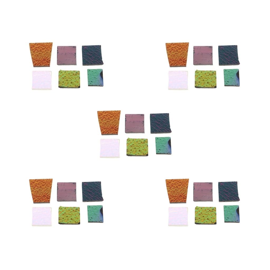 Verre dichroïque COE 90 pour bijoux lot de 5 pièces de verre fusible
