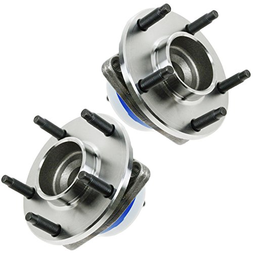 Image of TRQ 2 Piece Front Wheel Bearing & Hub Assembly Set Compatible with 2004-2008 Cadillac XLR 1997-2008 Chevrolet Corvette