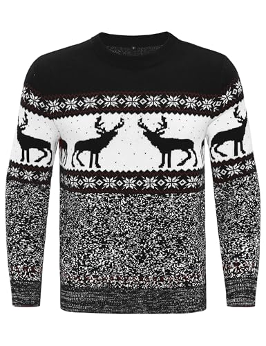 Marvmys Herren Weihnachtspullover Ugly Christmas Sweater Pullover...