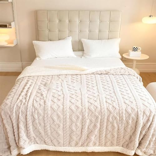 Couverture d'hiver en microfibre pour canapé et lit douillet - 4