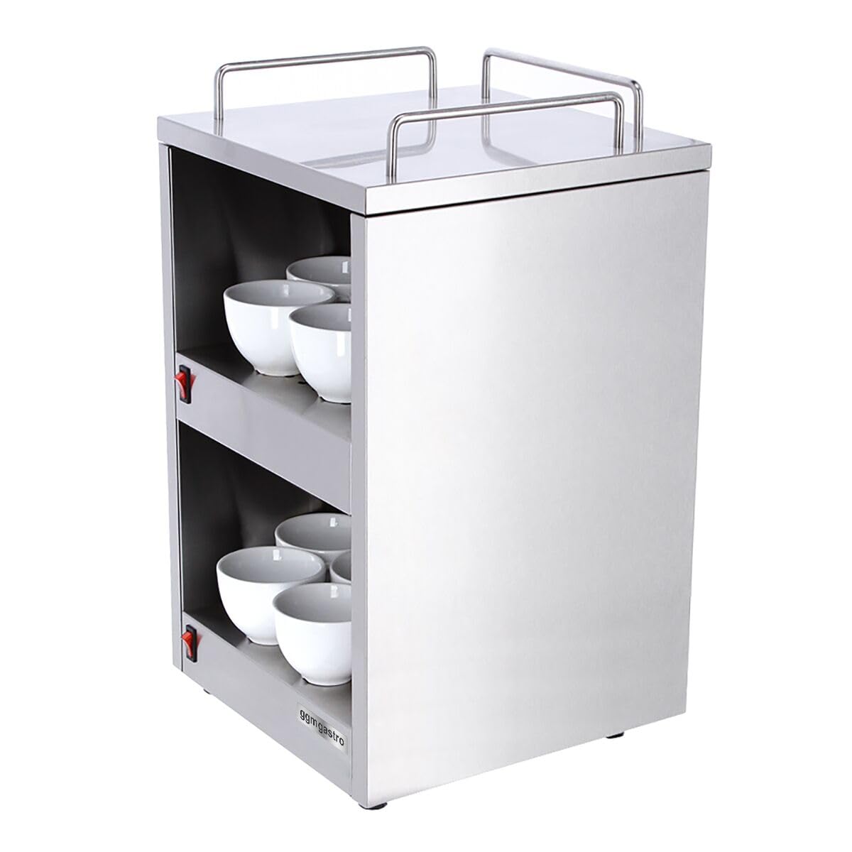 GGM Gastro | TWJ335 | Tassenwärmer - 140 Watt - mit 2 Ablagen