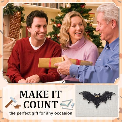 WEBEEDY DIY Bat String Art Kit, String Making Kit, Halloween Theme, Art Crafts Kit for Beginners - Image 4