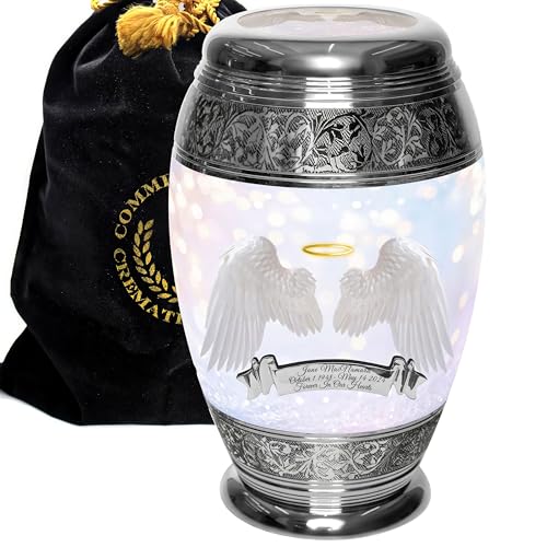 Image of Guardian Angel Cremation Urns for Human Ashes Adult Female Angel Urns