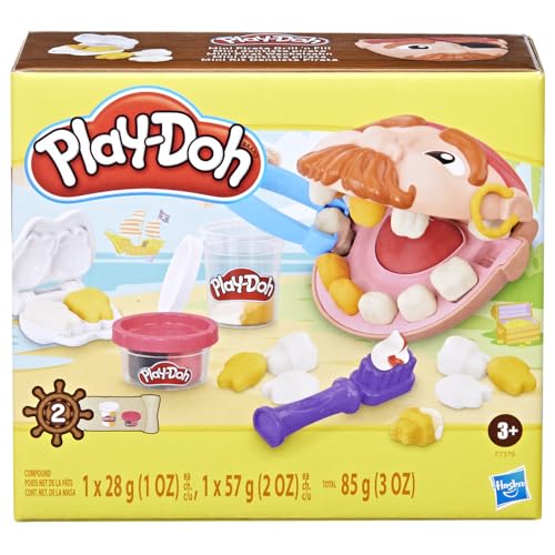 Play Doh Mini Piraat Drill 'n Fill Tandarts Speelgoed, peuterspeelbaar speelgoed vanaf 3 jaar