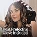 REMINGTON Pro Pearl Ceramic Conical Curling Wand, Digital Controls + 10 Heat Settings, Black/Pink, CI95AC4