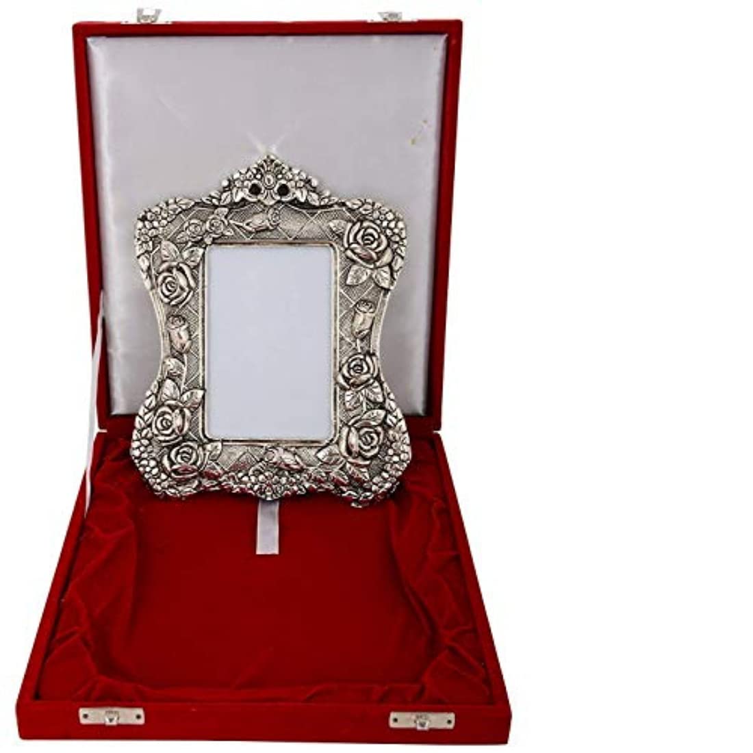 Msa Jewels Presents Antique Silver Finish Designer Photo Frame with