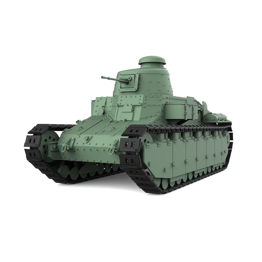 MRY-SFW 1/35 Modèle militaire français Charles D2 Base de combat blindée char moyen MRY-SFW 1/35 Modèle militaire français Charles D2 Base de combat blindée char moyen