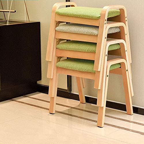 Petit Repose-Pieds coffre en bois et tabouret de repos en tissu pour salon