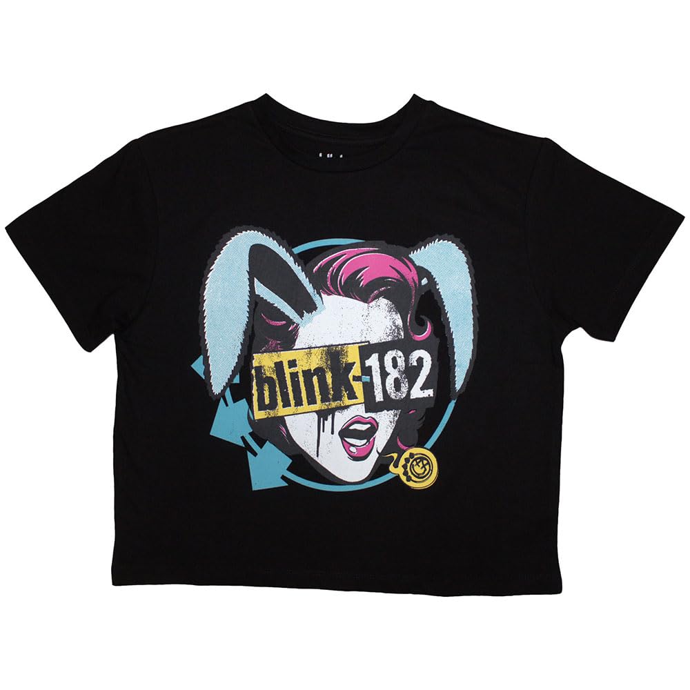 Rock Off officially licensed products Blink-182 Blind Date Logo Crop Top XXL Black