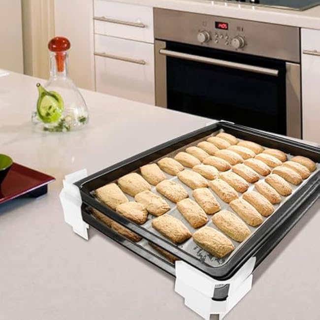 24 PCS Tray Stackers for Harvest Right Freeze Dryer Trays Freeze, Dryer Accessories Compatible with Harvest Right Trays, Stacks 7 Trays, White