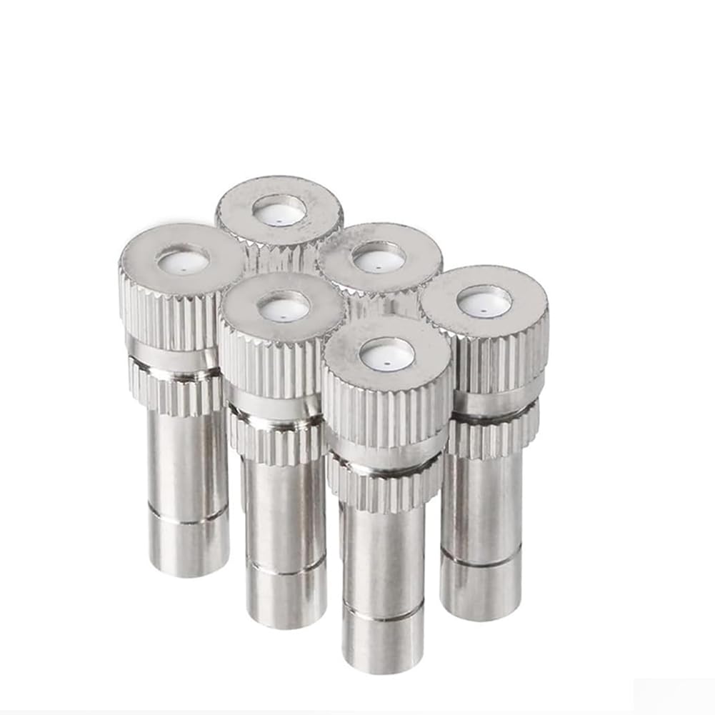 Buse de pulvérisation en laiton nickelé 8 mm pour rafraîchissement de jardin