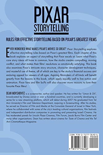 Pixar Storytelling: Rules for Effective Storytelling Based on Pixar's Greatest Films Paperback – July 26, 2018 - Image 3