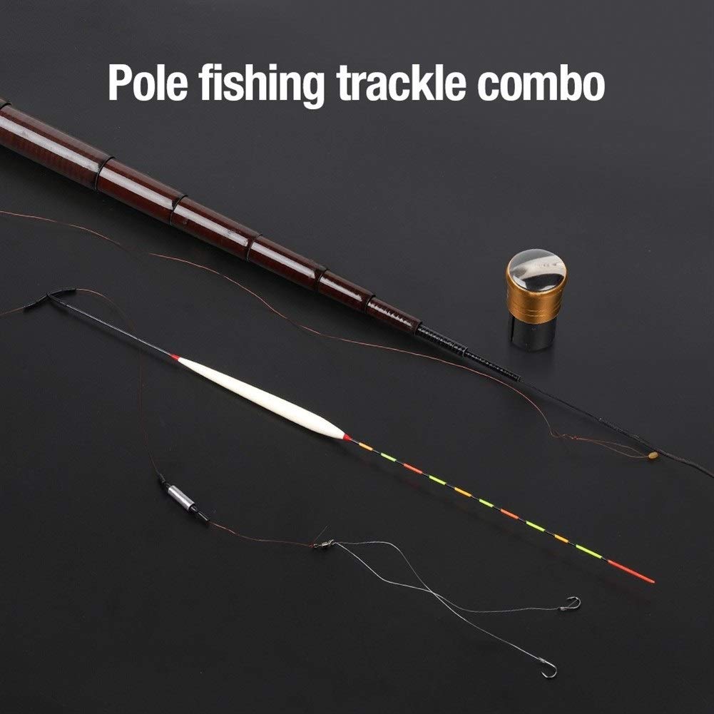 Canna da pesca ad alto tenore di carbonio In fibra di carbonio flusso telescopica canna da pesca 3.6-7.2m ultraleggero Carp Feeder Rod portatile Palo mano Attrezzatura