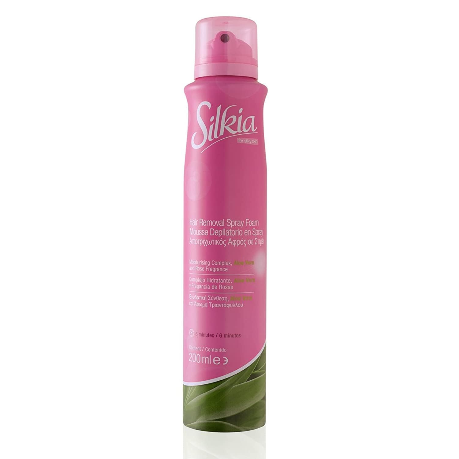 Hair Removal Spray Foam | 200 ml | 6 Minutes | Moisturising Complex | Rose Fragrance