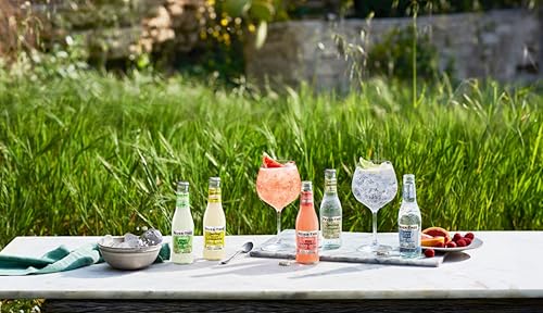 Image of Fever-Tree Sparkling Cucumber - Premium Low Calorie Mixer for Cocktails and Mocktails, 6.8 fl oz Bottles, Pack of 24 - Naturally Sourced, Non-GMO