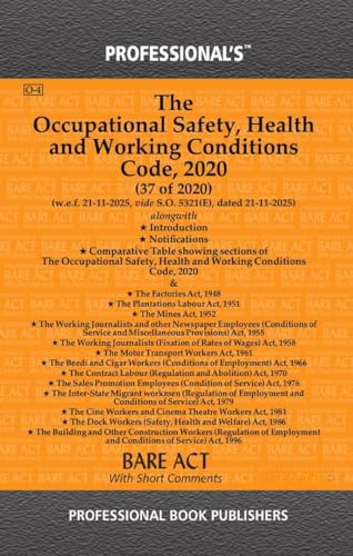 Image of Labour Laws combo of Code on Wages, Social Security, Industrial Relations and Occupational Health & Safety