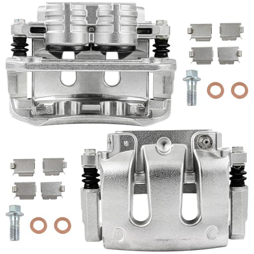 Image of SCITOO Front Brake Calipers With Bracket 18B4929 18B4928 Compatible For Ford For Mustang 2005-2010
