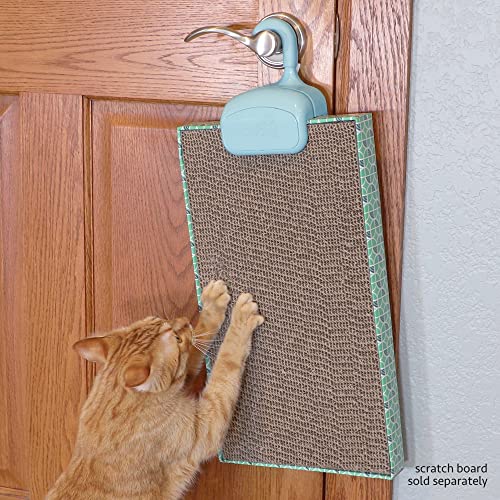 Kitty City XL Wide Corrugate Cat Scratchers 3 Pieces, Cat Scratching, Cat Scratch Pad, Door Clips - Image 5