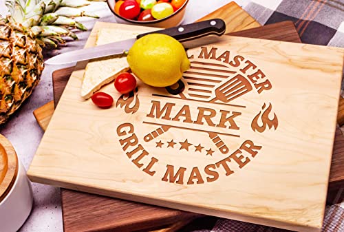 Tabla de cortar de madera personalizada rectangular Viva Workshop miniatura 2