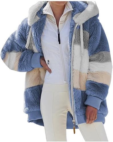 Chaquetas para mujer abrigos de lana de cordero abrigo acolchado de piel esponjosa abrigo cálido