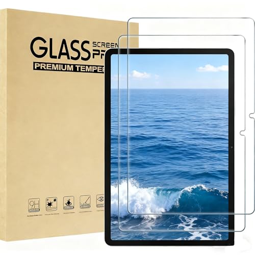 Bacwiwo 2 Pack Tempered Glass Screen Protector for Fire Max 11 Tablet 2023 Release 13th Generation 9H Hardness Anti-Fingerprint High Definition Protector Also for Sony Nokia Samsung 11in