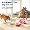 Interactive Dog Toys, Active Moving Pet Plush Toy, 2026 Upgraded Rechargeable Squeaky Dog Ball Toy with Recording Sound, Washable Cartoon Pig Plush Toy for Dogs Puppies (Blue) #1