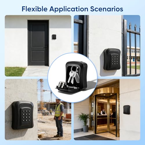 Boîte à clé sécurisée Bluetooth étanche IP66 avec code PIN TTLock - 8