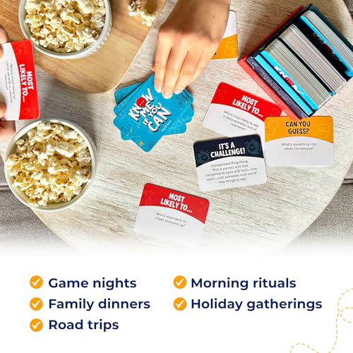 Big Life Journal - Know Me If You Can Connection Game, Fun Family Game for Kids, Teens & Adults, 160 Cards to Spark Conversation, Gratitude, Build Emotional Intelligence & Create Lasting Memories - Image 4