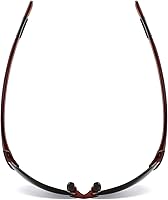 Vista 11 de JULI - Lentes de sol deportivos para hombres y mujeres, marco sin montura Tr90 para correr, pesca, golf, surf, conducción, MJ8009