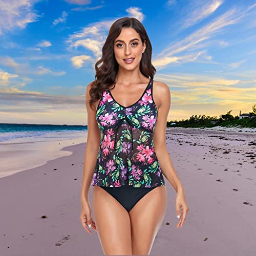 Girls Swimsuit Split Swimsuit Summer Fashion Print Tangini Hot Swimsuit Print Suit #TOP6