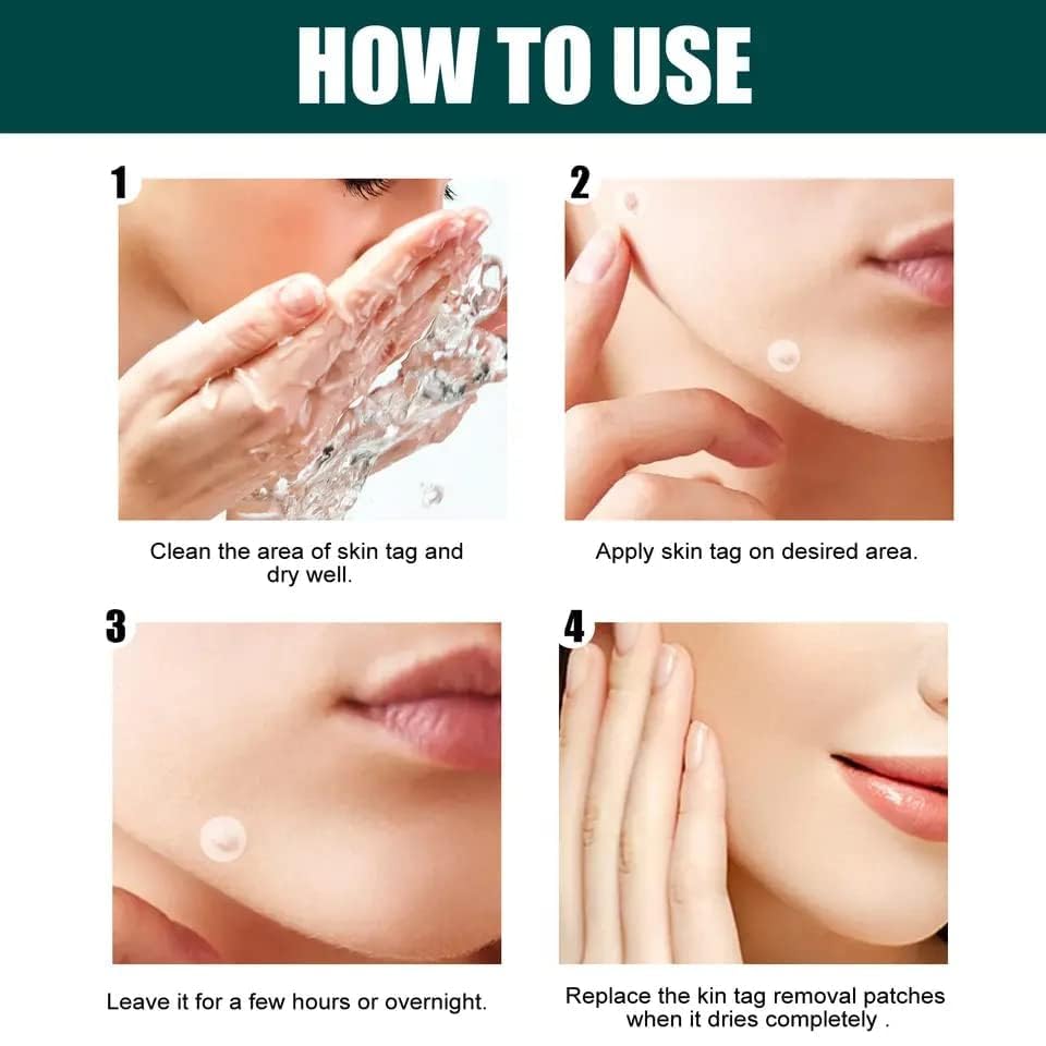 Xeerabdi Pimple Patch for Acne & Skin Tag Remover | Invisible Hydrocolloid Dots for Face | Acne & Tag Treatment for Women, Girls | Skin Tag Cover Patches (36 Pcs) (5) 3