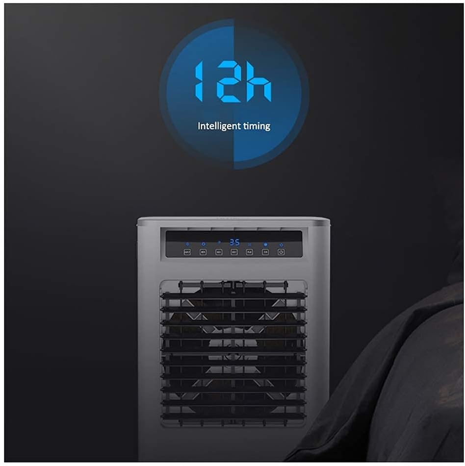 Air Coolers Portable Evaporative Cooler with Remote Control, Humidifier, Fan and Bladeless Noiseless Fan for Office/Bedroom