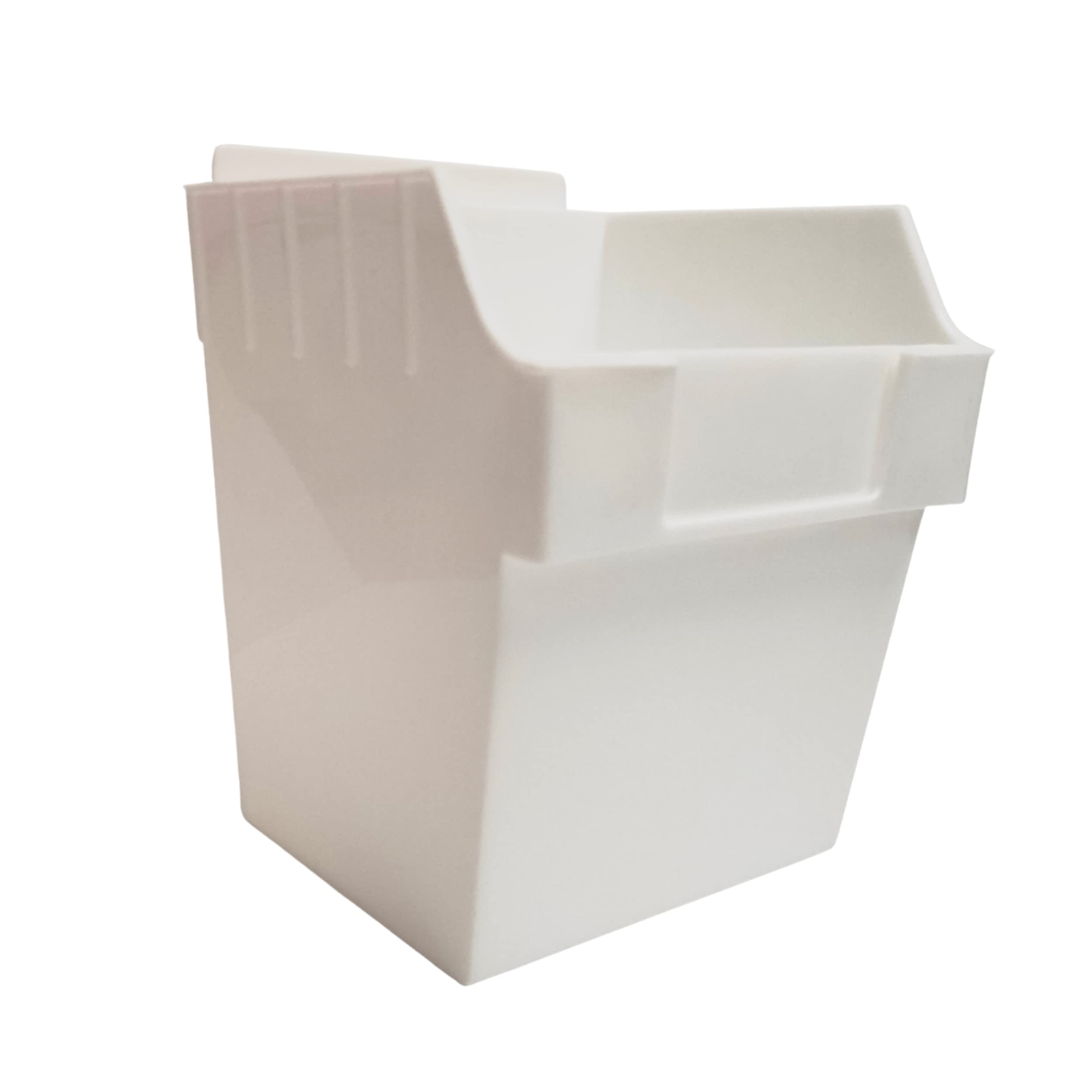 Buy 50x White Heavy Duty Deep Slatwall Storage Box Slatbox Slatwall