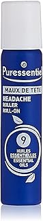 Headache Roller Medical Device - with 9 Essential Oils - 100% Pure and Natural - Quick and Effective Solution to Relieve Headaches - 5 ml