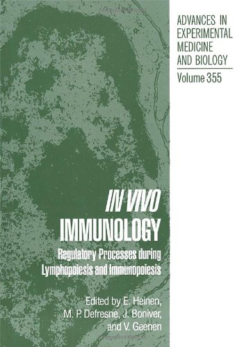 In vivo Immunology: Regulatory Process During Lymphopoiesis Immunopoiesis (Language of Science)