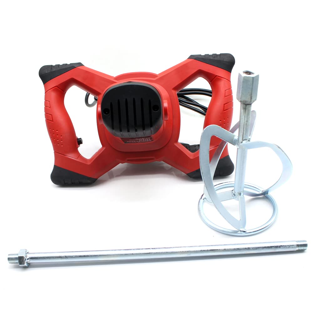 Miscelatore Per Vernici E Mortaio Portatile Miscelatore Elettrico Di Foratura Calcestruzzo Betoniera Elettrica Con Miscelatore Elica 1500W