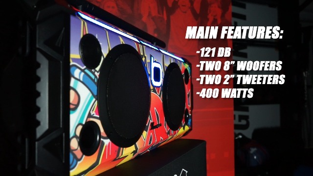 Amazon.com: Bumpboxx Bluetooth Portable Speaker Boombox Flare8 Pro