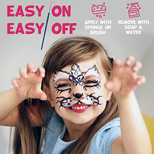 Blue Squid Kinderschminke Face Paint Set 12 Farben Schminkpalette