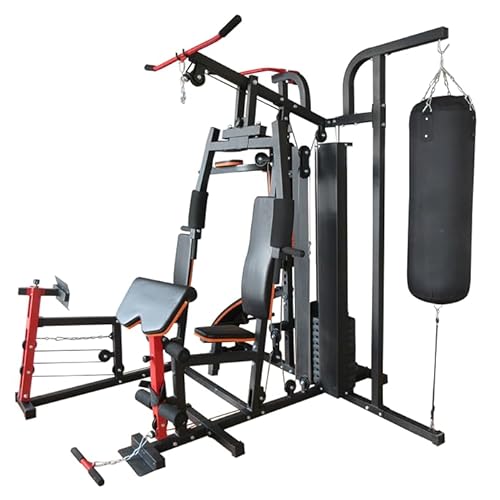 BodyTrain Advanced 3 Station Home Multi Gym With Punch Bag and 60kg Weight Stack - Image 5