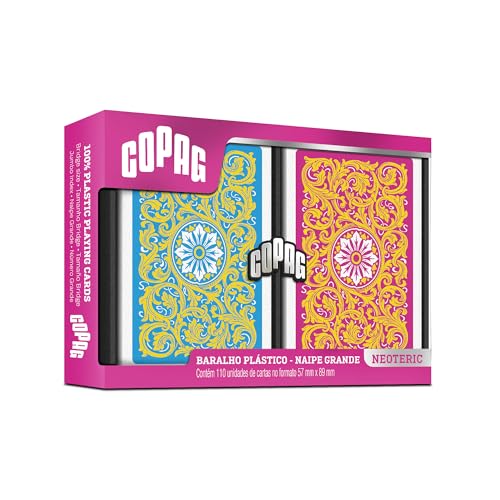 Baralho 1546 Neoteric Rosa - Copag, Cor: Estampado - Copag