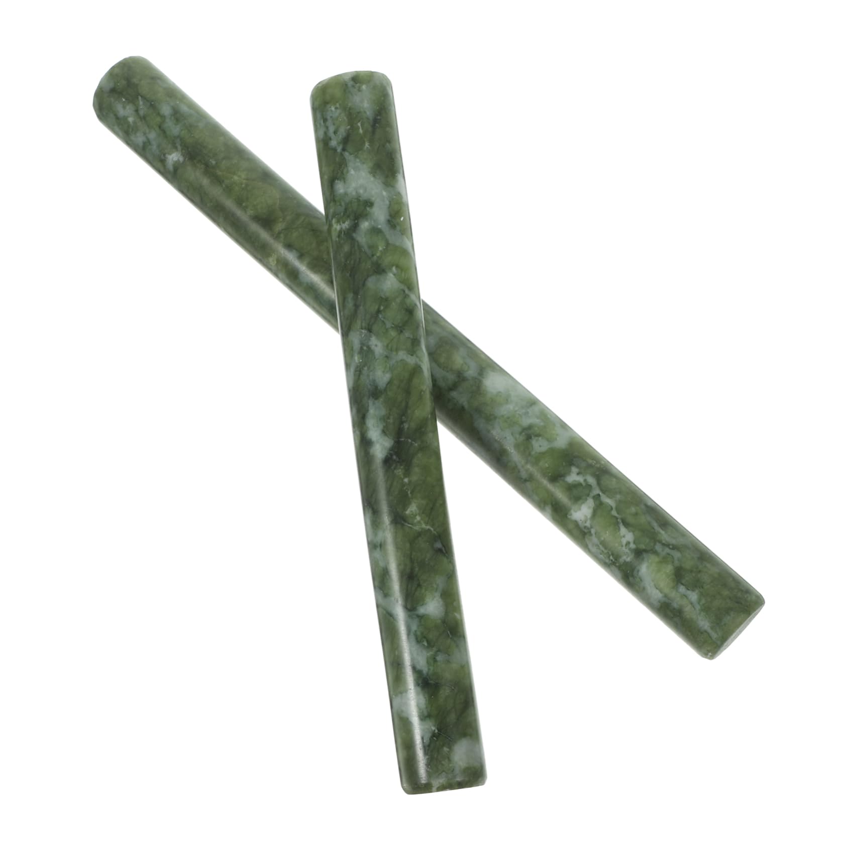 GALPADA Rouleau à Pâtisserie en Jade Antiadhésif Ensemble de 2 Rouleaux 26 Cm et 21 Cm pour Pâte à Nouilles, Raviolis et Pâtisserie Texturée Solide et Ergonomique, Usage Cuisine Familiale