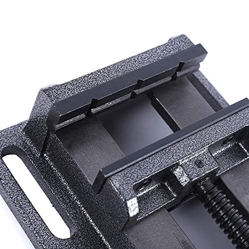 KATSU Bohrmaschinenschraubstock 150mm, Professionelle Deutsche Säulenbohrer Tischklemme für Werkstatt und Fräsbohrmaschinen 4022746