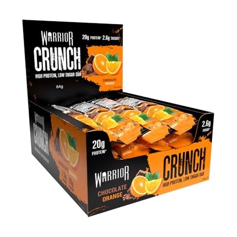 Warrior Crunch Protein Bars - Chocolate Orange Cover