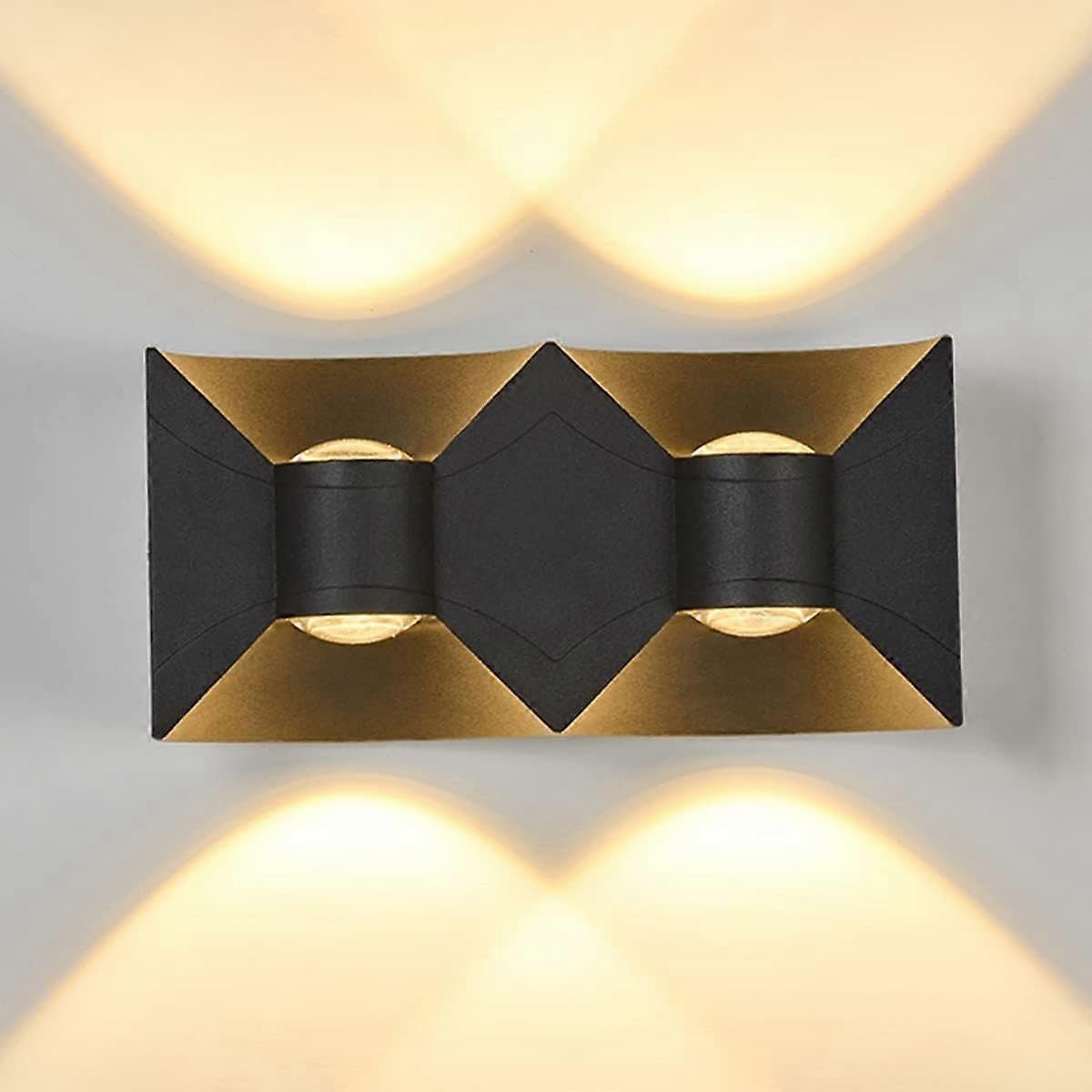 Joyhappst Image Color Indoor/Outdoor Wall Lights Modern Waterproof Aluminum Interior Wall Lights For Living Rooms, Stairs, Corridors