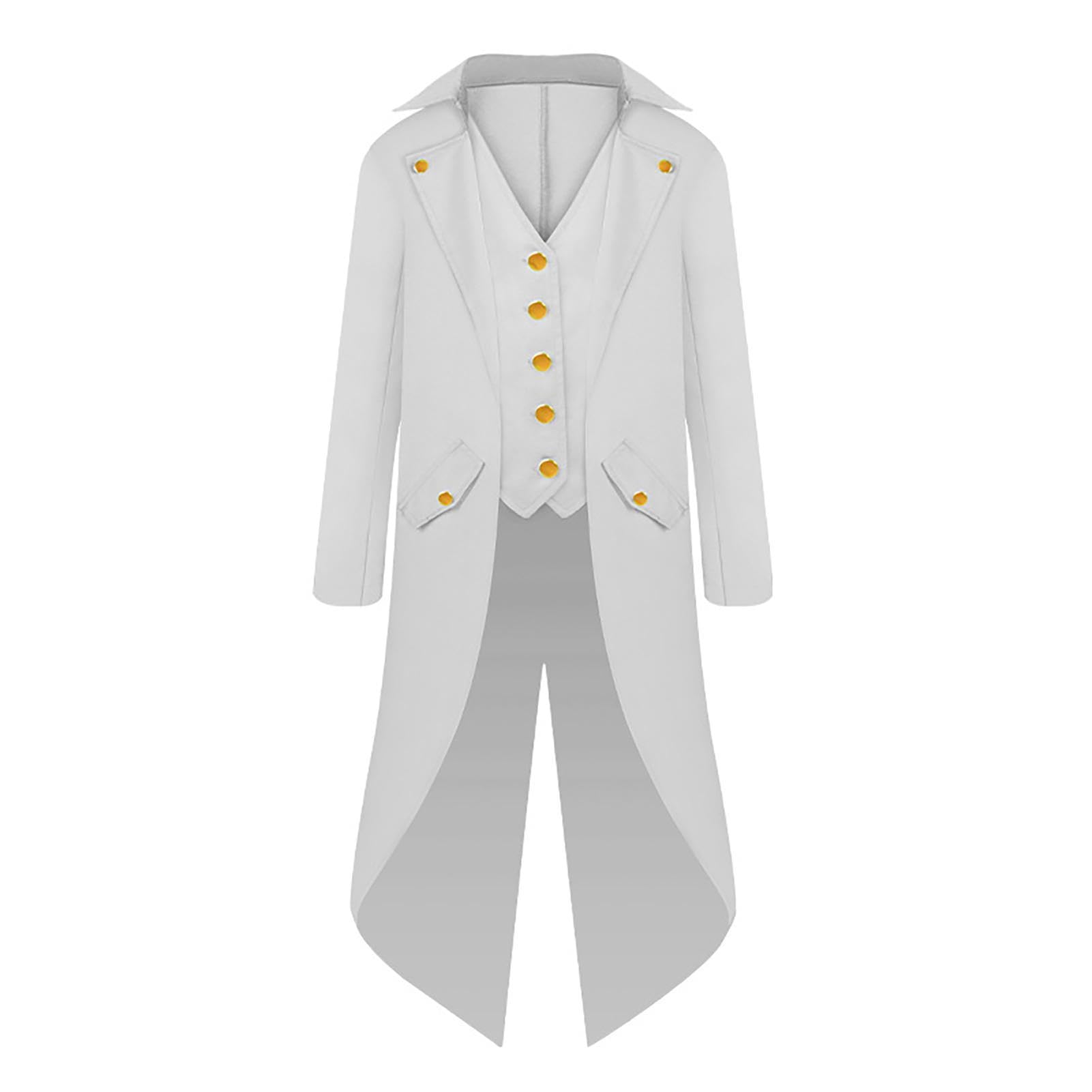 Chaqueta Victoriana Steampunk Hombre 🎩 Para Halloween Y Cosplay