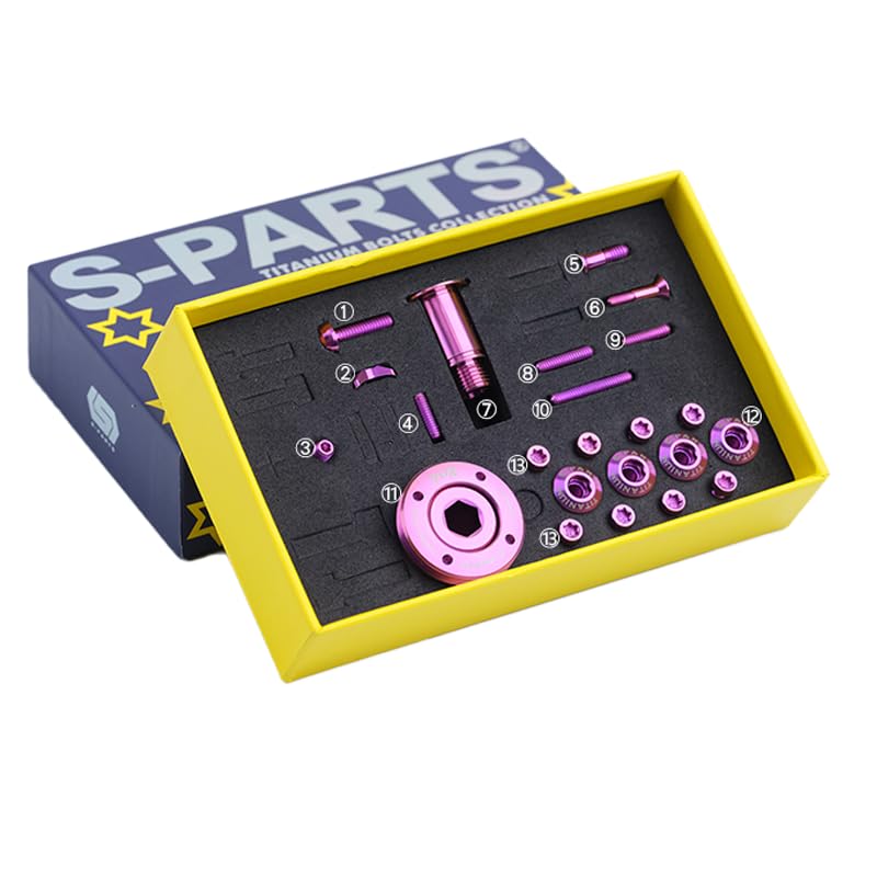 Titanium Derailleur Gear Screws for SRAM Force AXS (Purple)